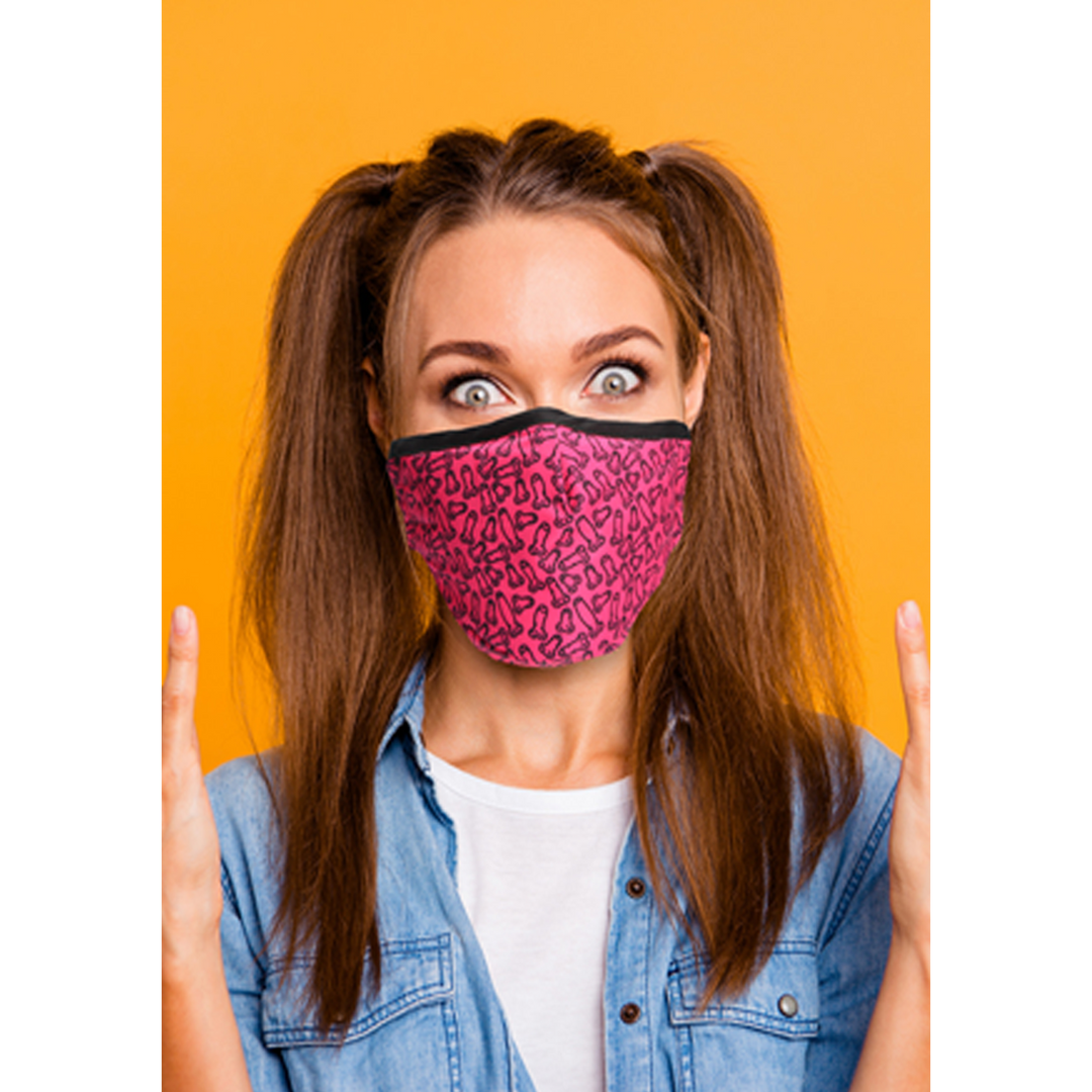 Maske Cocky Pink 25 cm