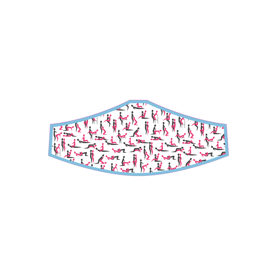 Maske Sutra Weiß 25 cm