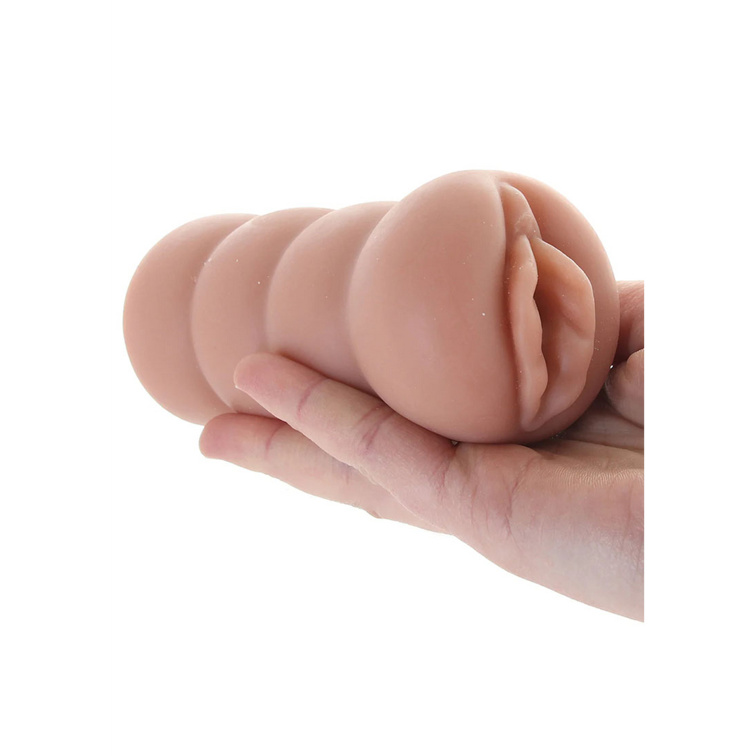 Masturbator Misty Stone Vagina 3D Braun 6 cm