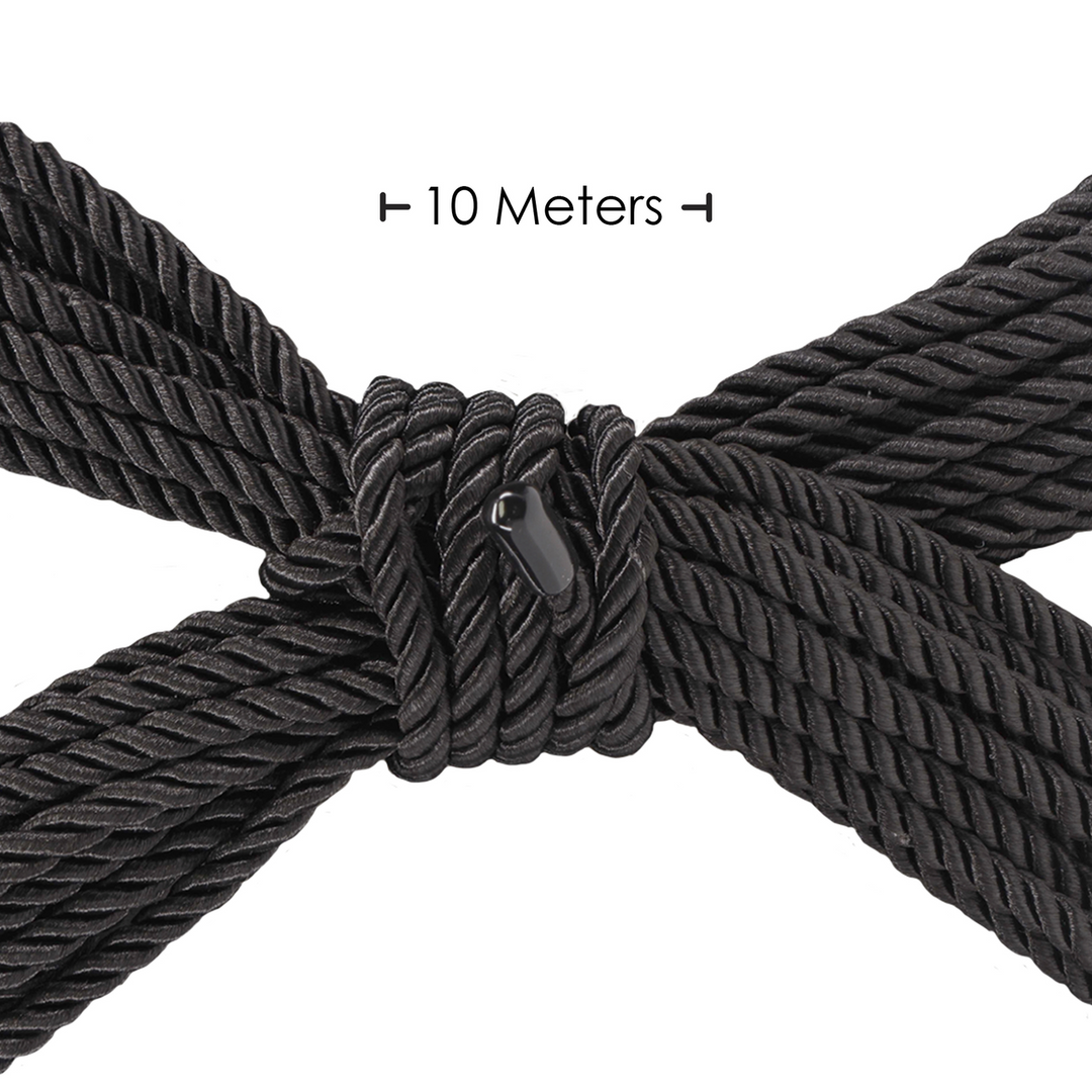 Bondage-Seil Polyester Schwarz