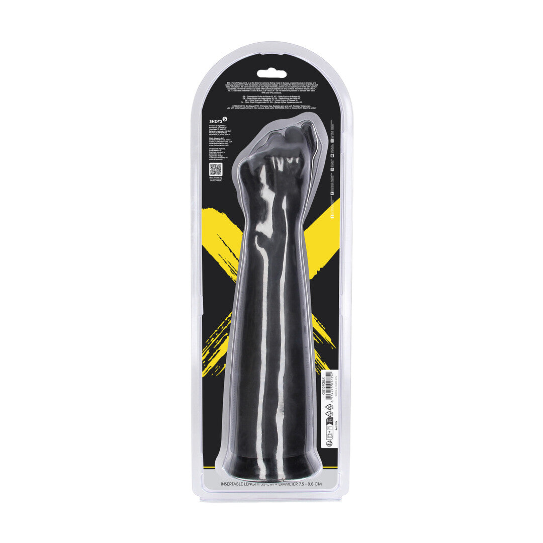 Faust-Dildo Fist of Pleasure XL Schwarz 35 x Ø 8,8 cm