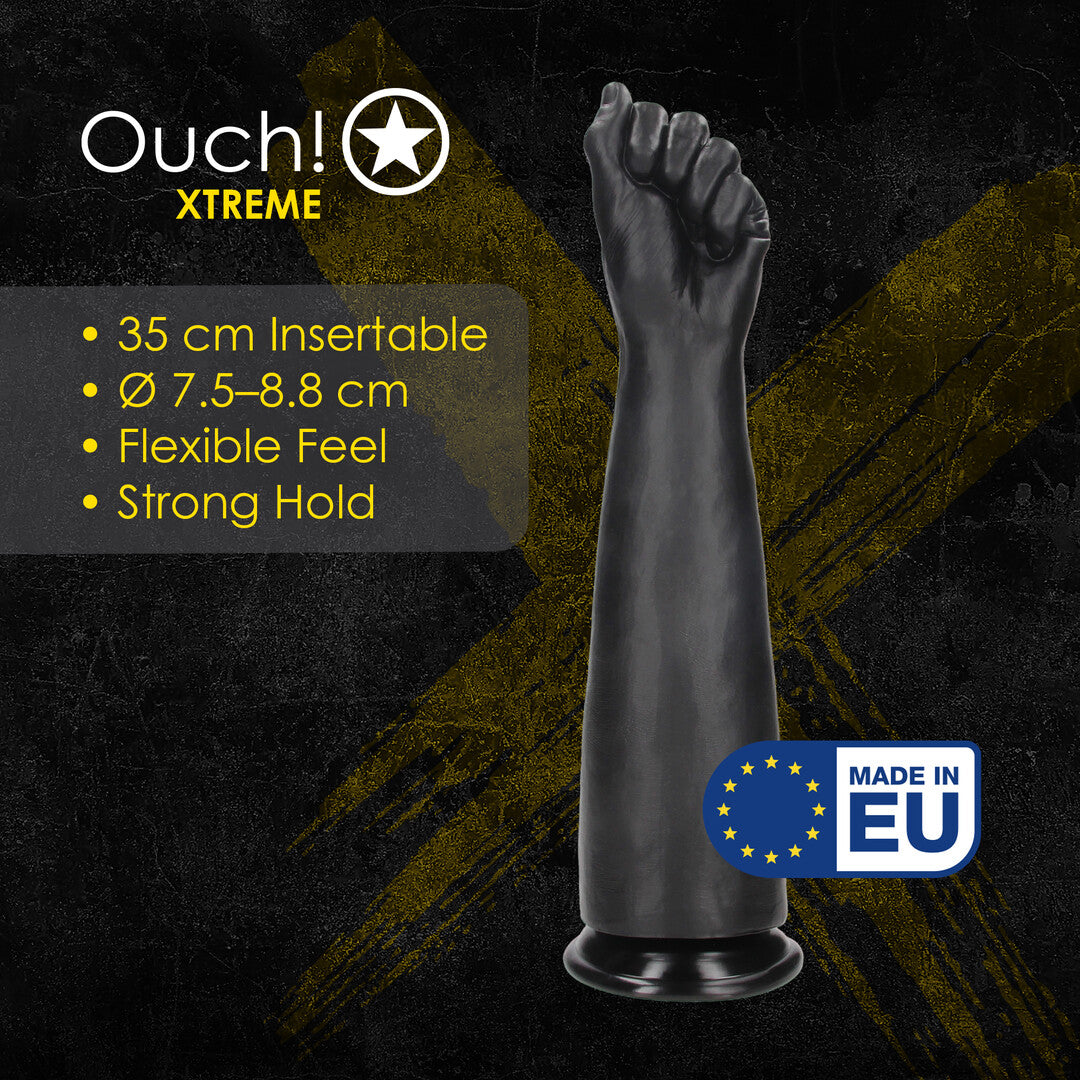 Faust-Dildo Fist of Pleasure XL Schwarz 35 x Ø 8,8 cm