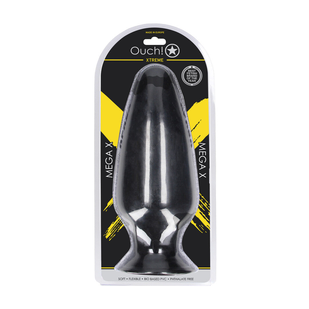 Analplug Mega X Schwarz 29 x Ø 12 cm