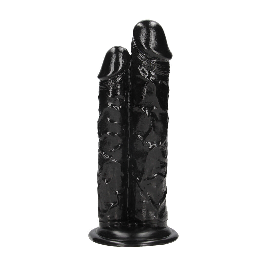Doppeldildo Double Titan realistisch Schwarz 24,5 x Ø 8,9 cm