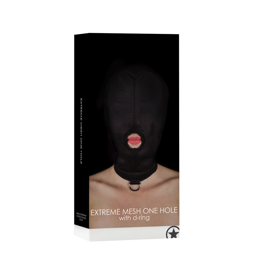 Maske Extreme Mesh mit D-Ring Schwarz