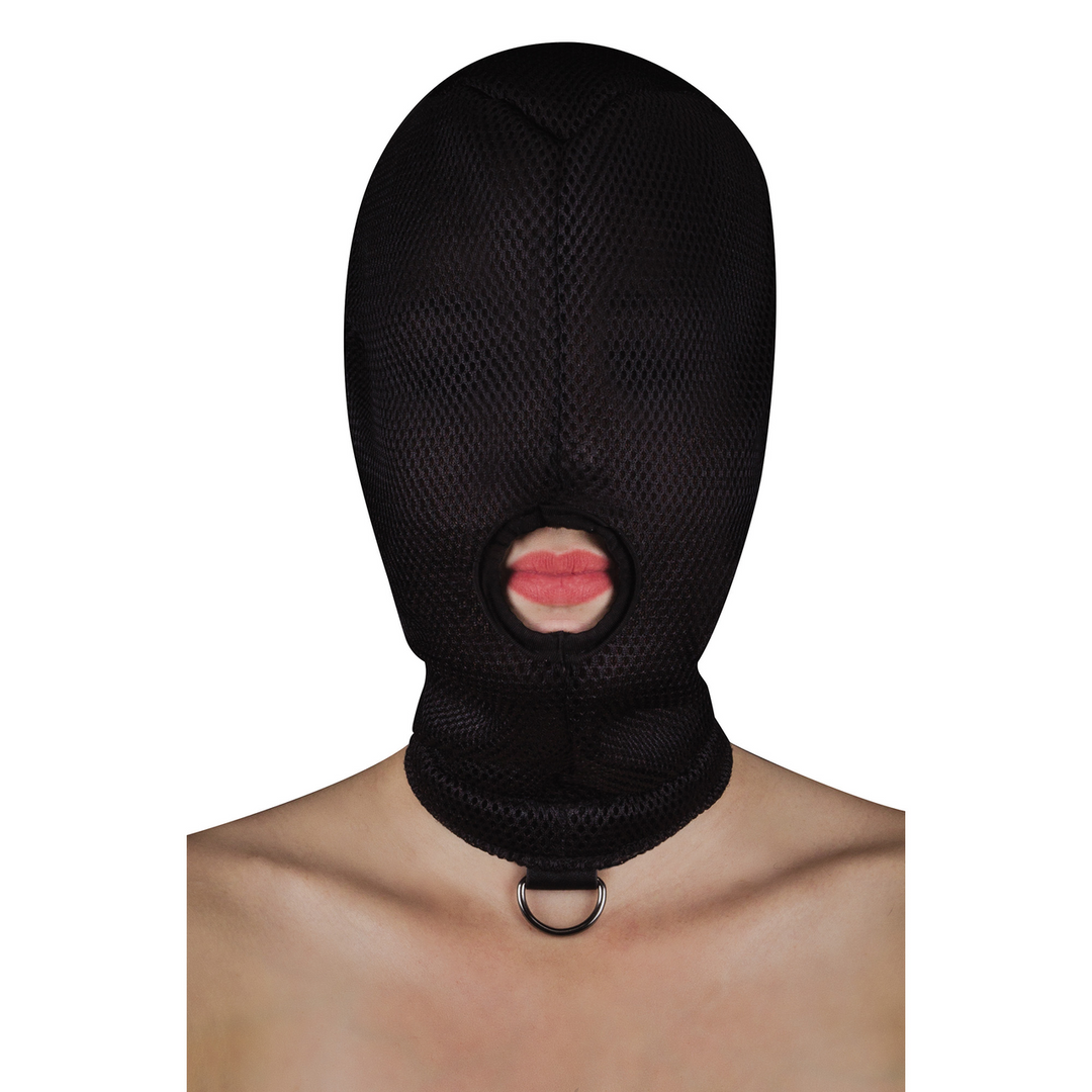 Maske Extreme Mesh mit D-Ring Schwarz