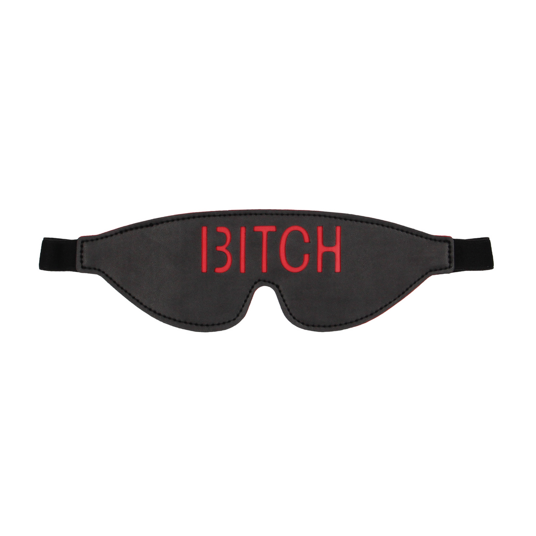 Augenbinde Bitch Schwarz