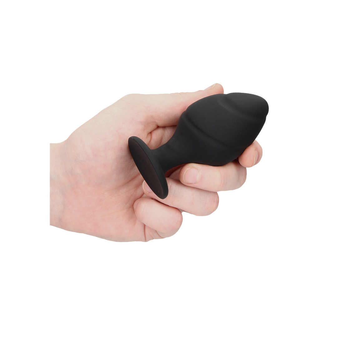 Analplug-Set gedreht Schwarz