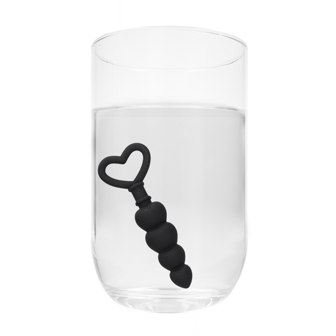 Analkette Love Schwarz 9 x Ø 2,9 cm