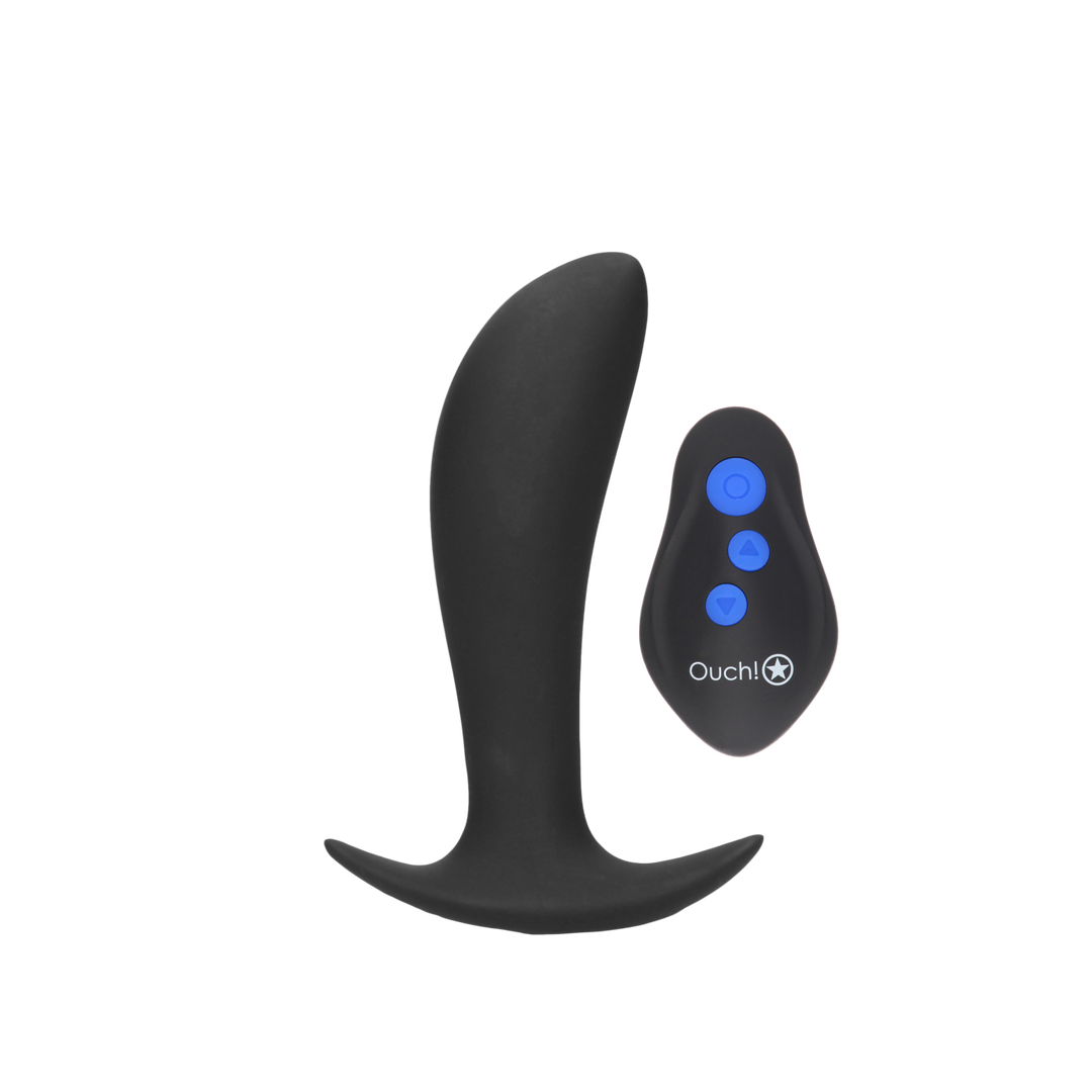 Analplug E-Stim mit Vibration Schwarz 11 x Ø 3,2 cm