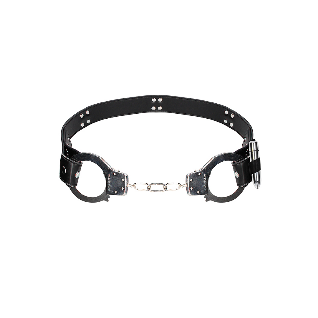 Manschetten-Gürtel verstellbar Schwarz 103 cm