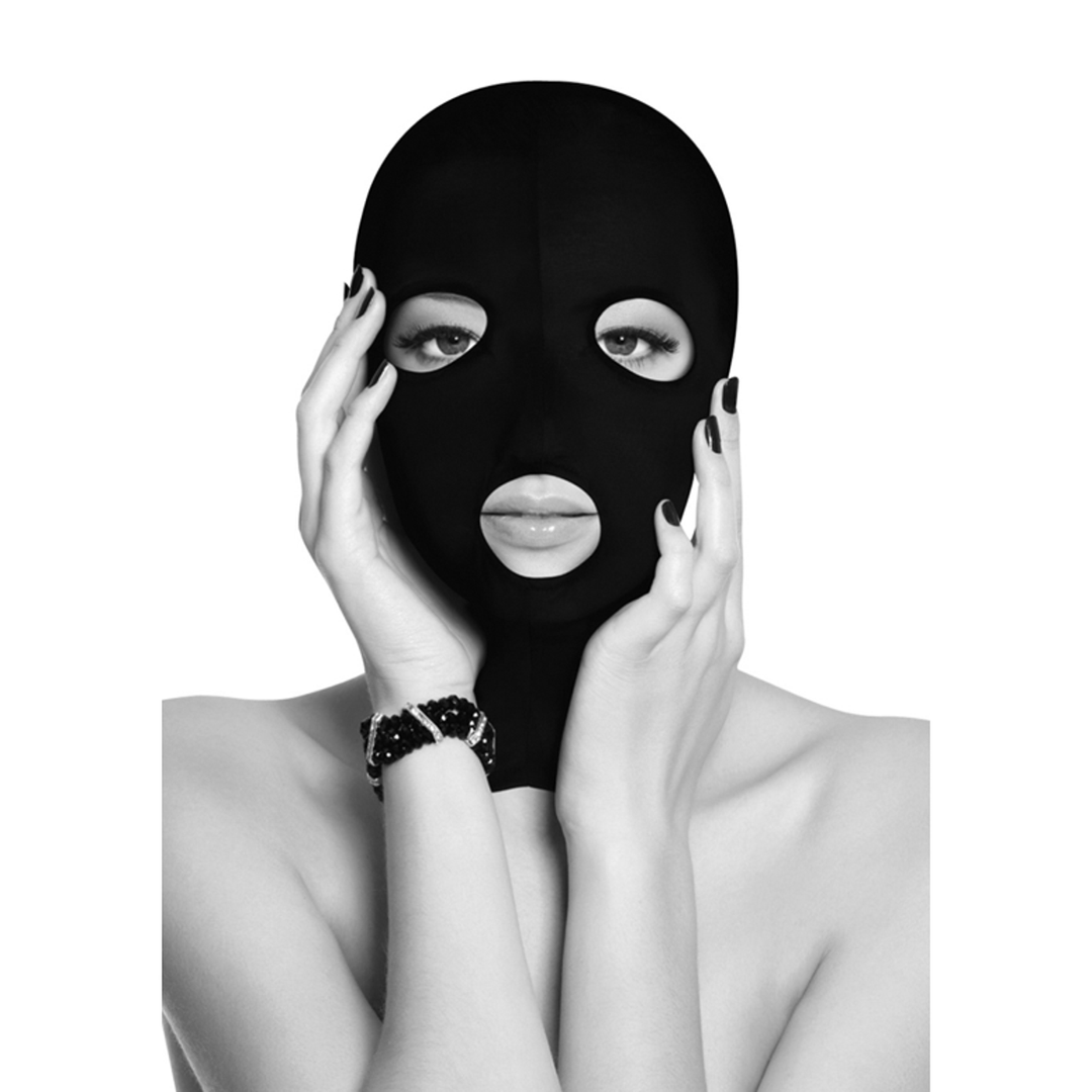Maske Subversion Schwarz 39,5 cm Modell 2