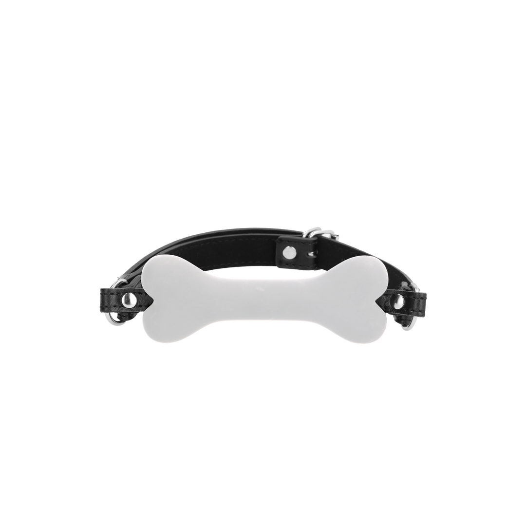 Knochenknebel Silikon Schwarz 62,5 cm