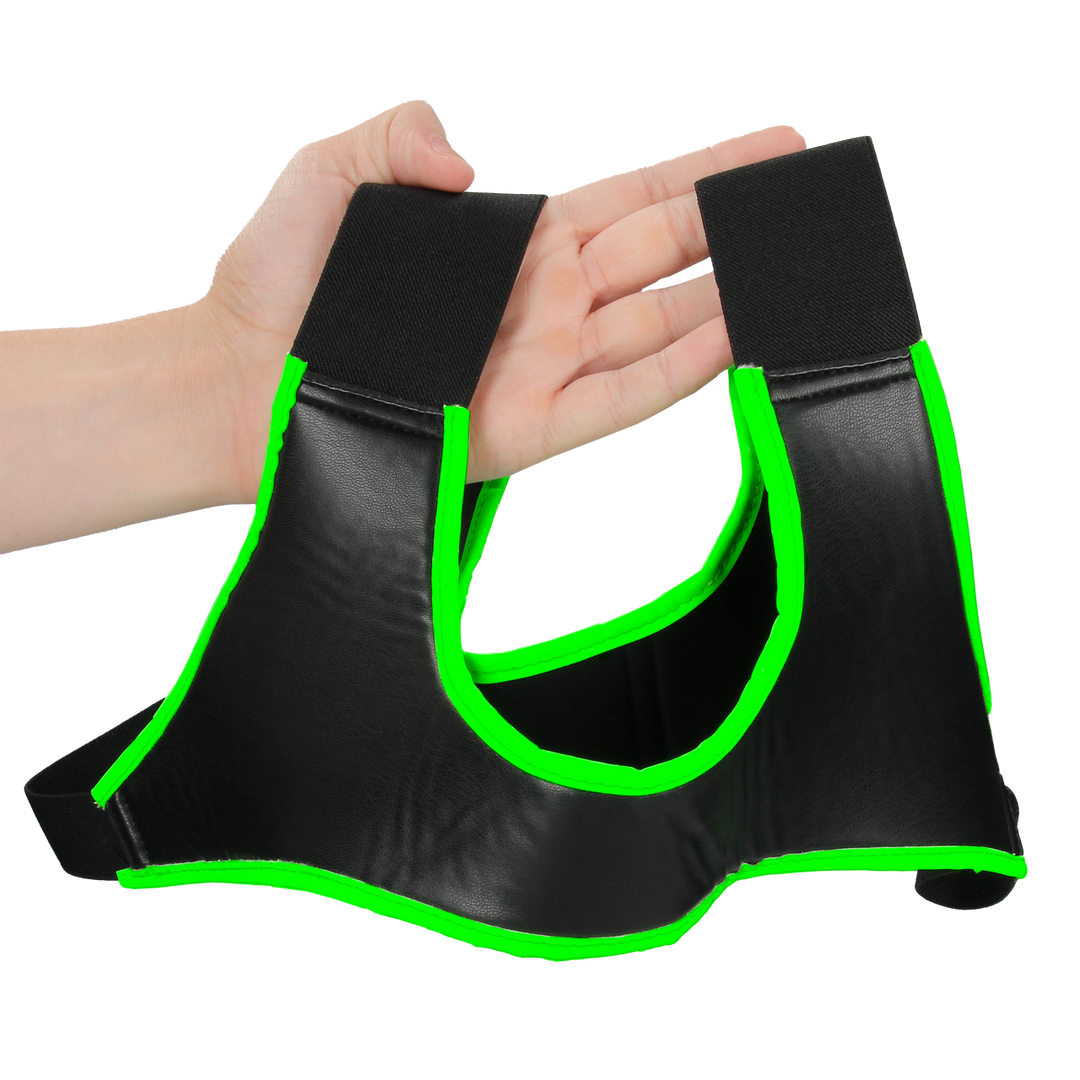 Harness Neopren nachtleuchtend Grün S/M