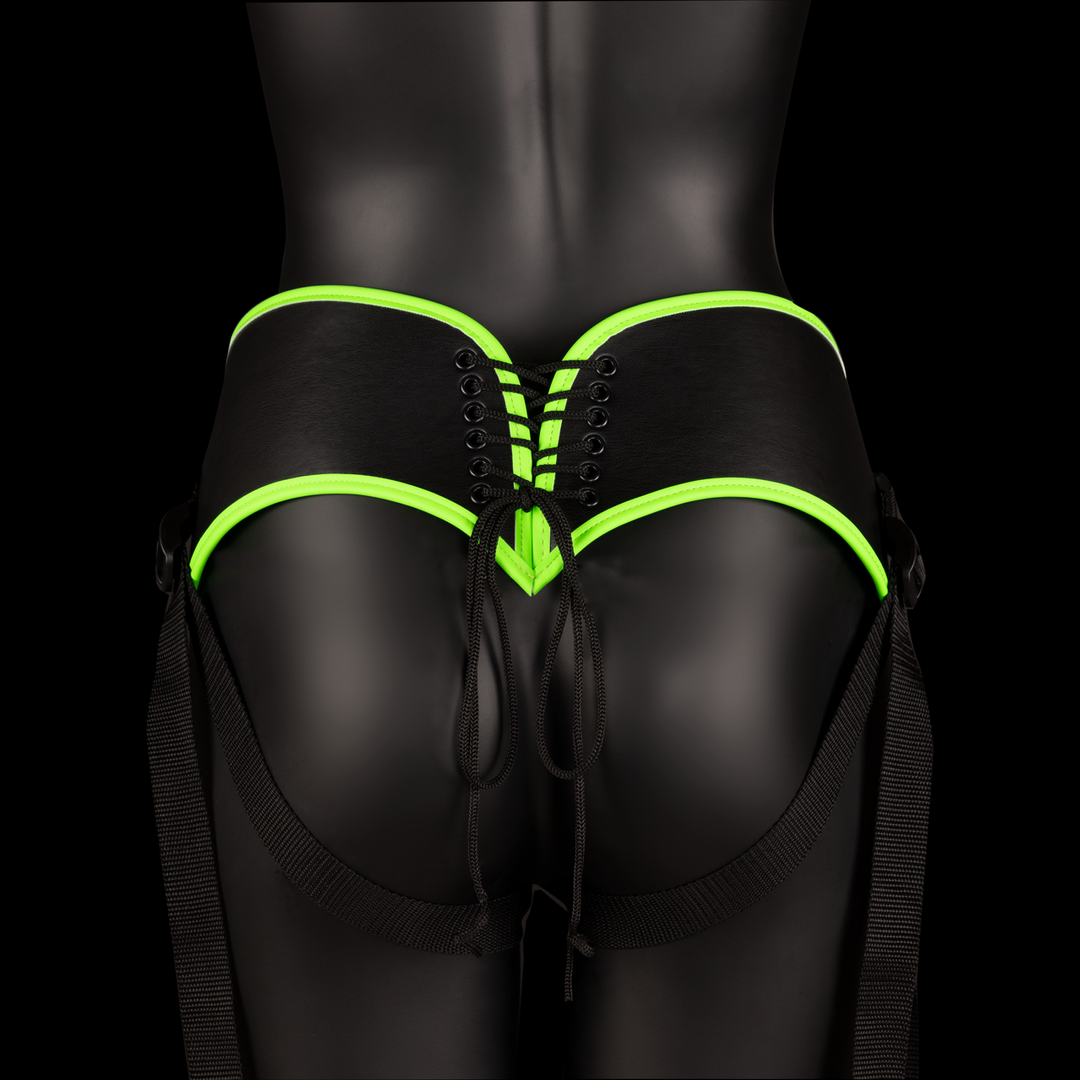 Strap-on-Harness nachtleuchtend Grün