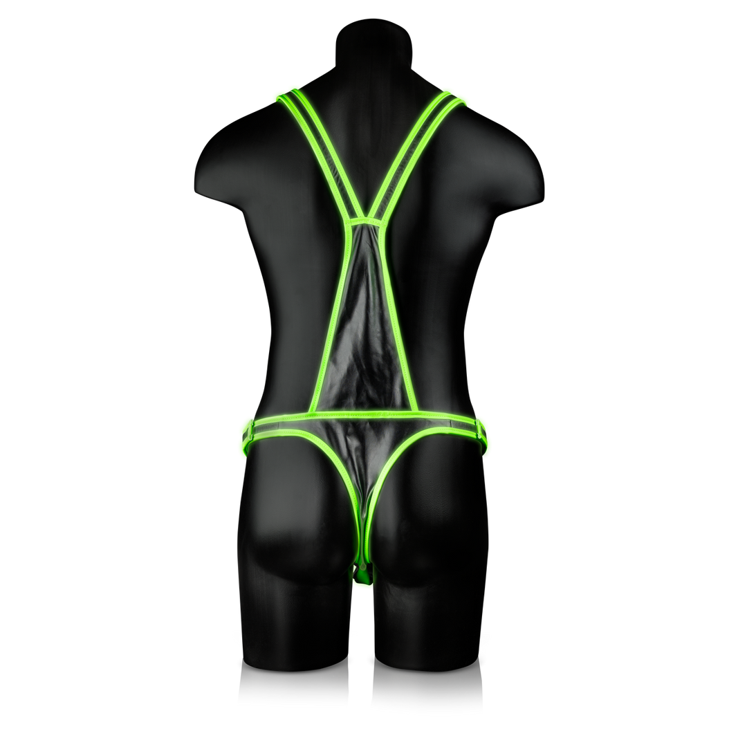 Harness Ganzkörper nachtleuchtend Grün
