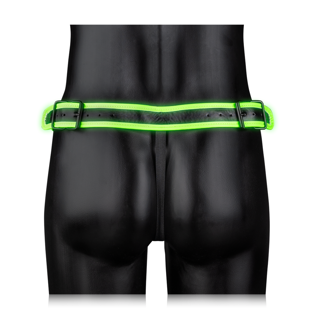 Jockstrap mit Schnalle nachtleuchtend Grün