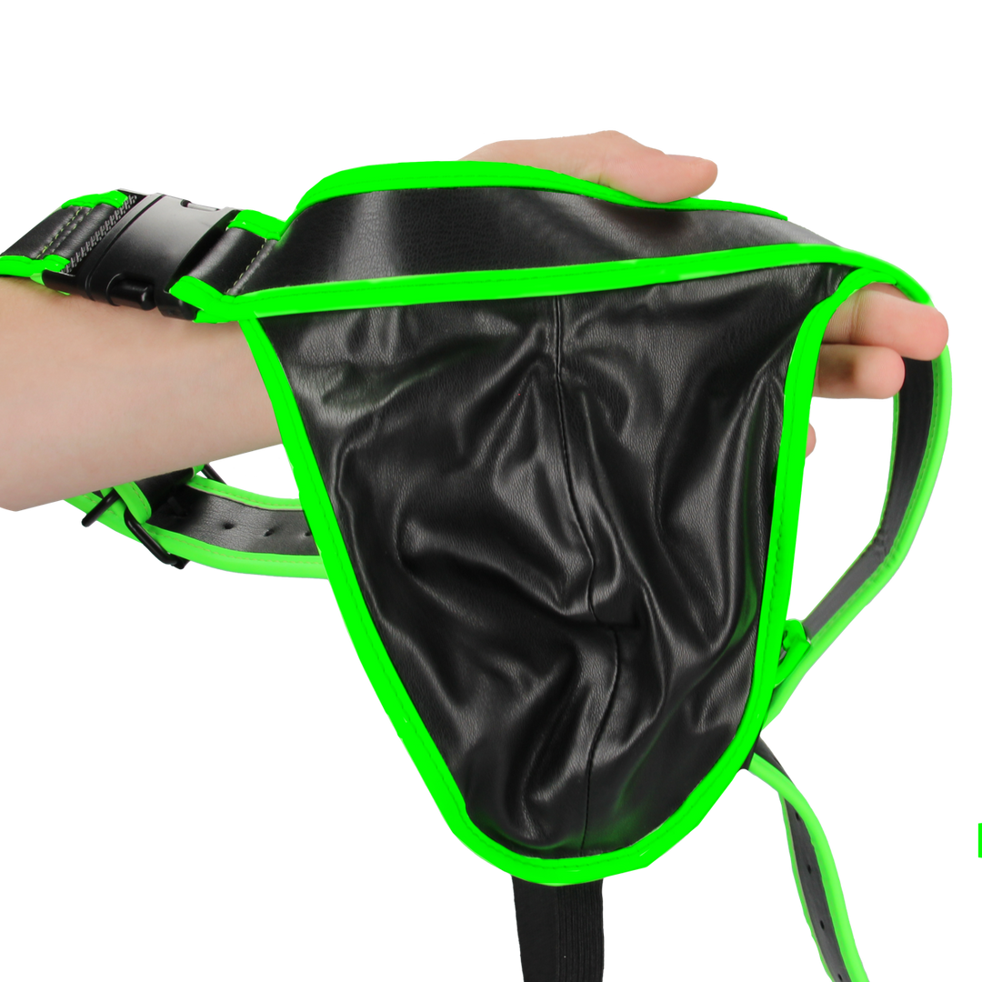 Jockstrap mit Schnalle nachtleuchtend Grün Modell 2
