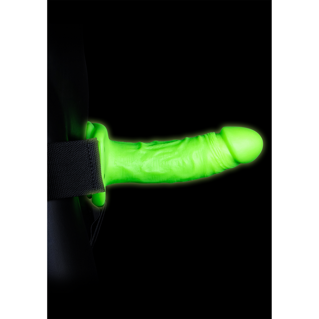 Strap-on realistisch nachtleuchtend Grün 15 x Ø 4,2 cm