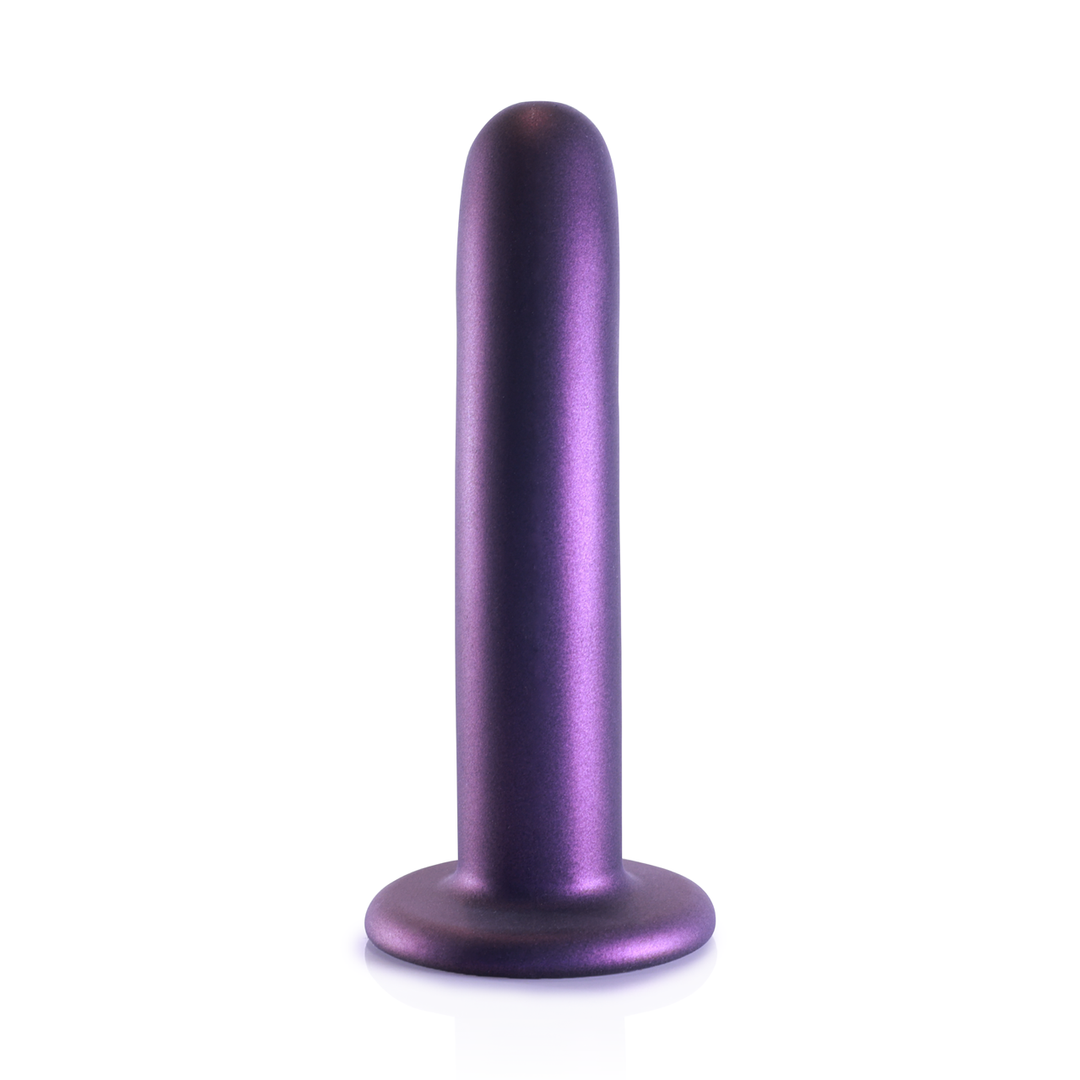 Dildo G-Punkt Silikon glatt Gun Metal Modell 2