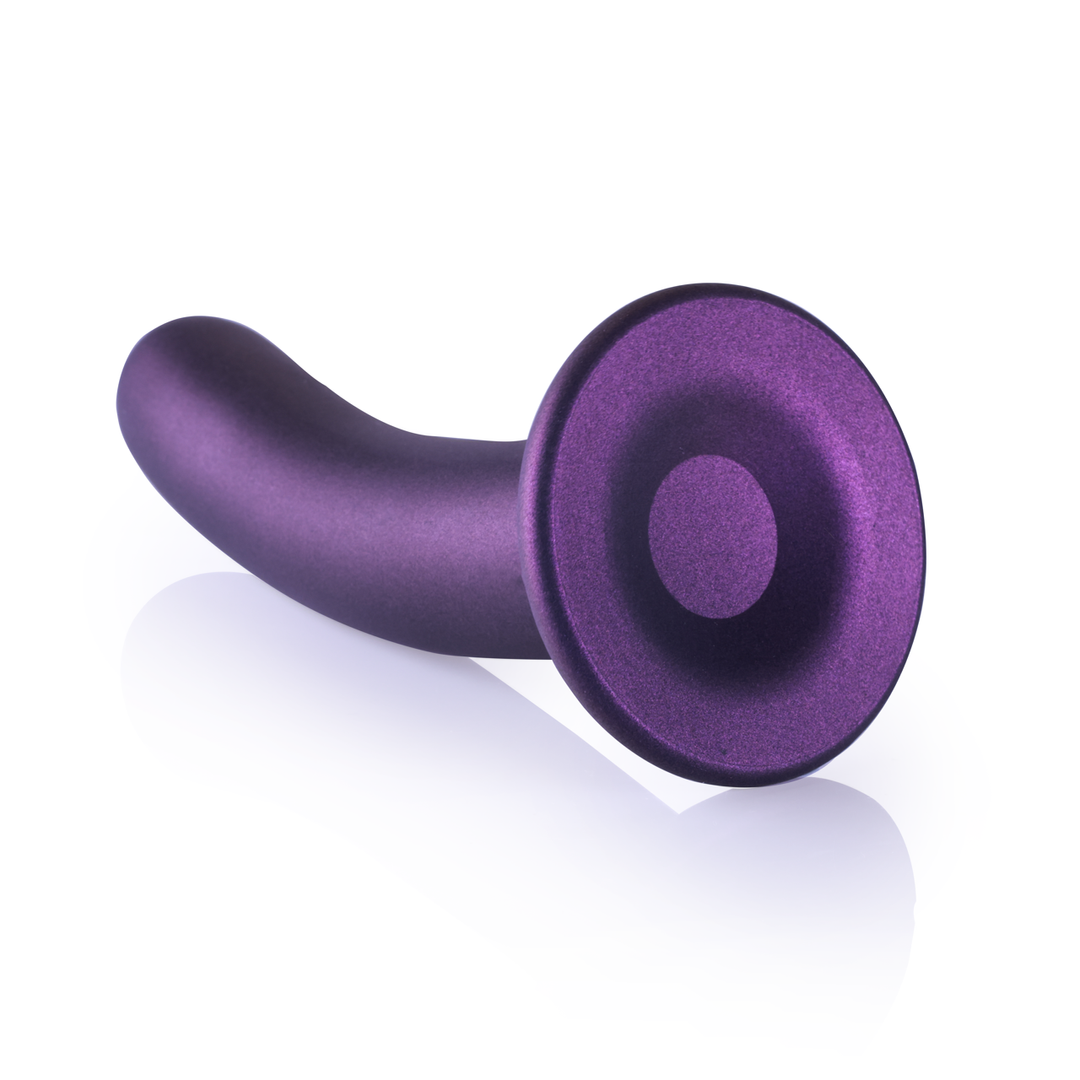 Dildo G-Punkt Silikon glatt Gun Metal Modell 3