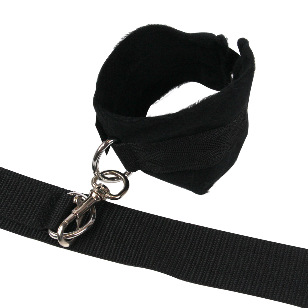 Bondage-Kreuz für die Tür Schwarz 266 cm