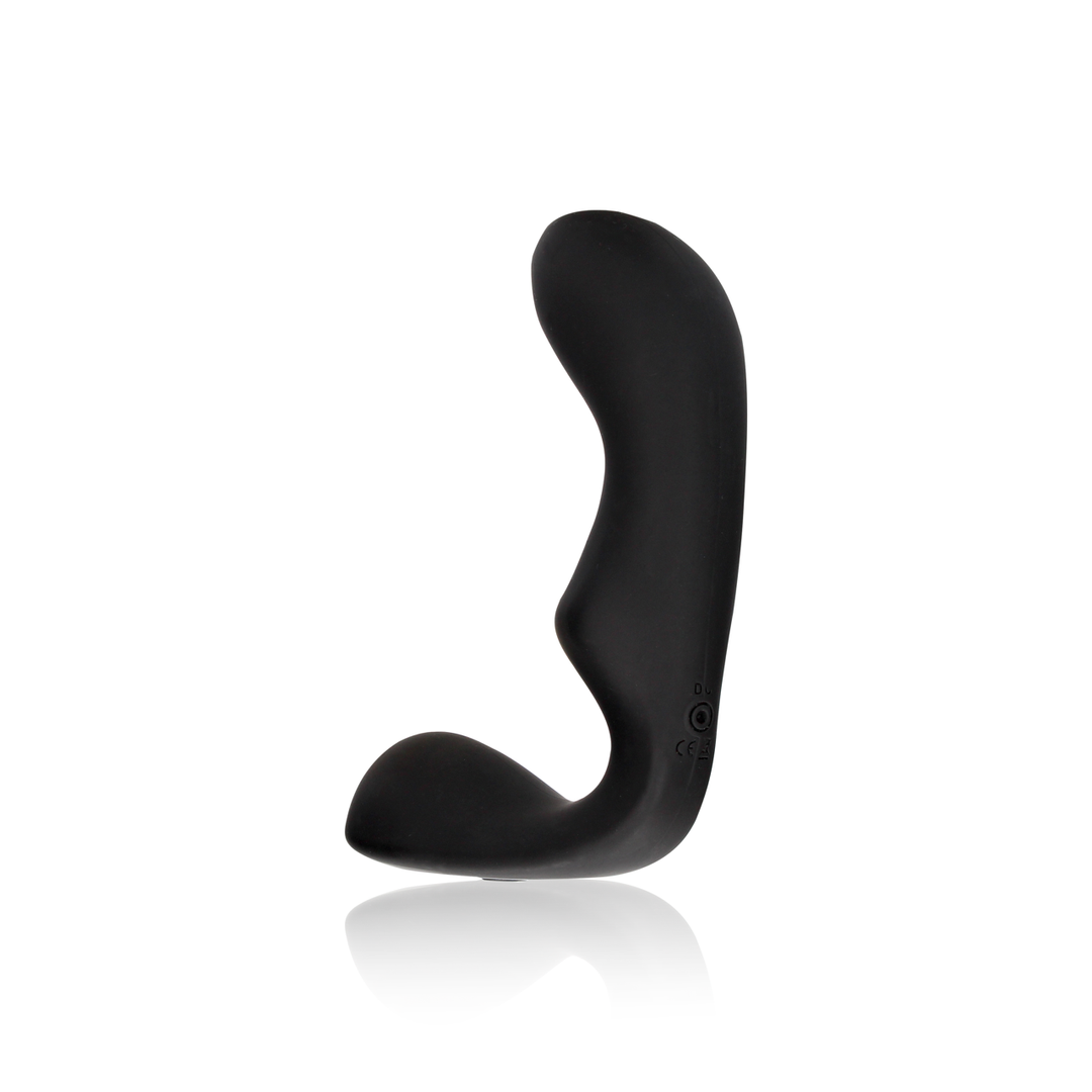 Prostata-Stimulator spitz mit Vibration und Fernbedienung Schwarz