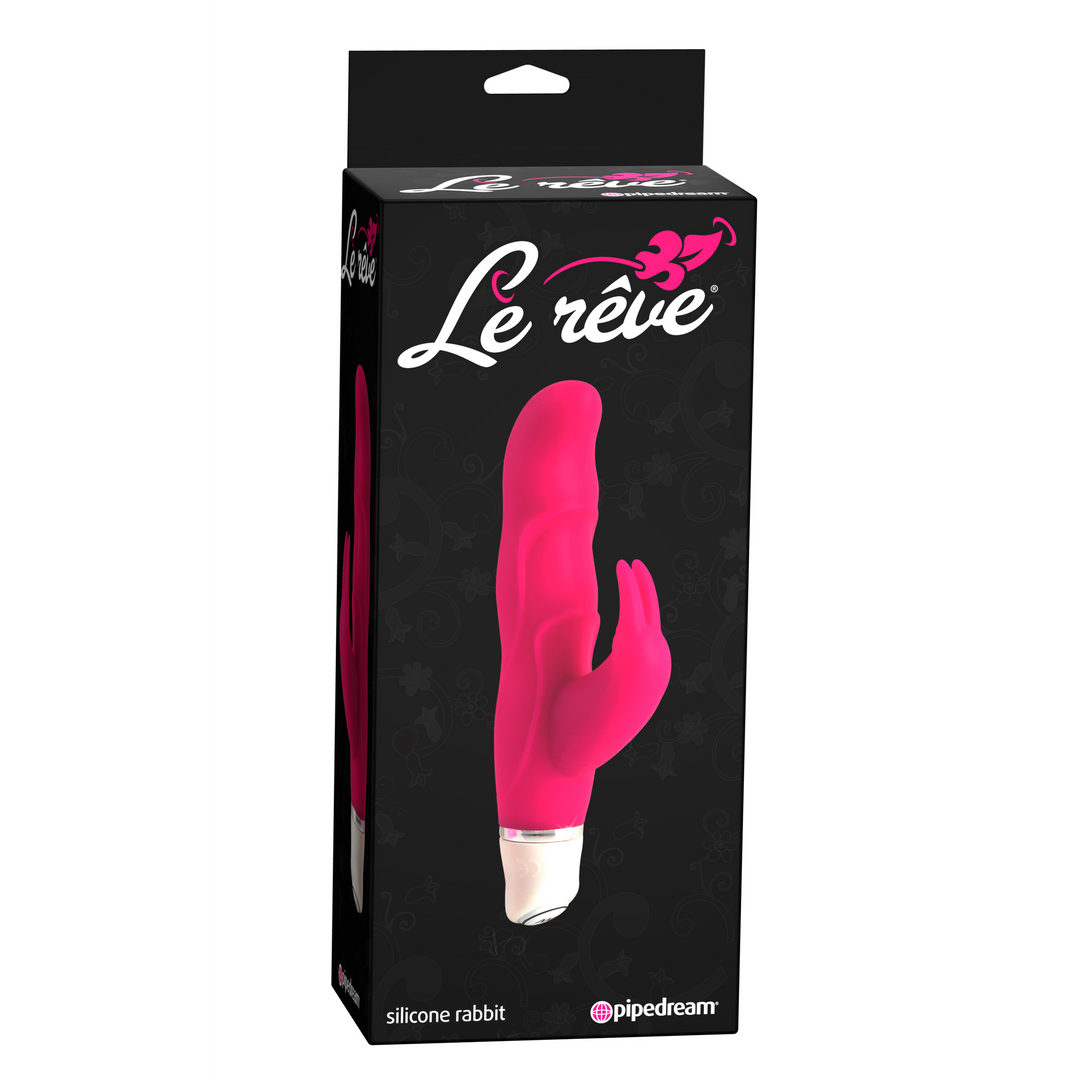 Vibrator Häschen Silikon Pink 6 cm