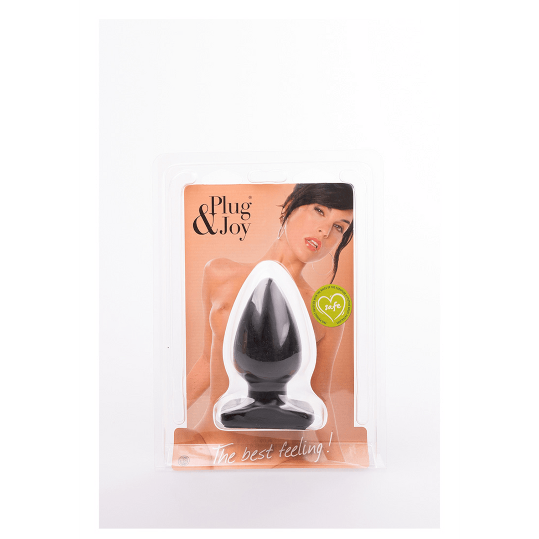 Analplug Joy M Schwarz 8,5 x 5 cm – Ansicht 2