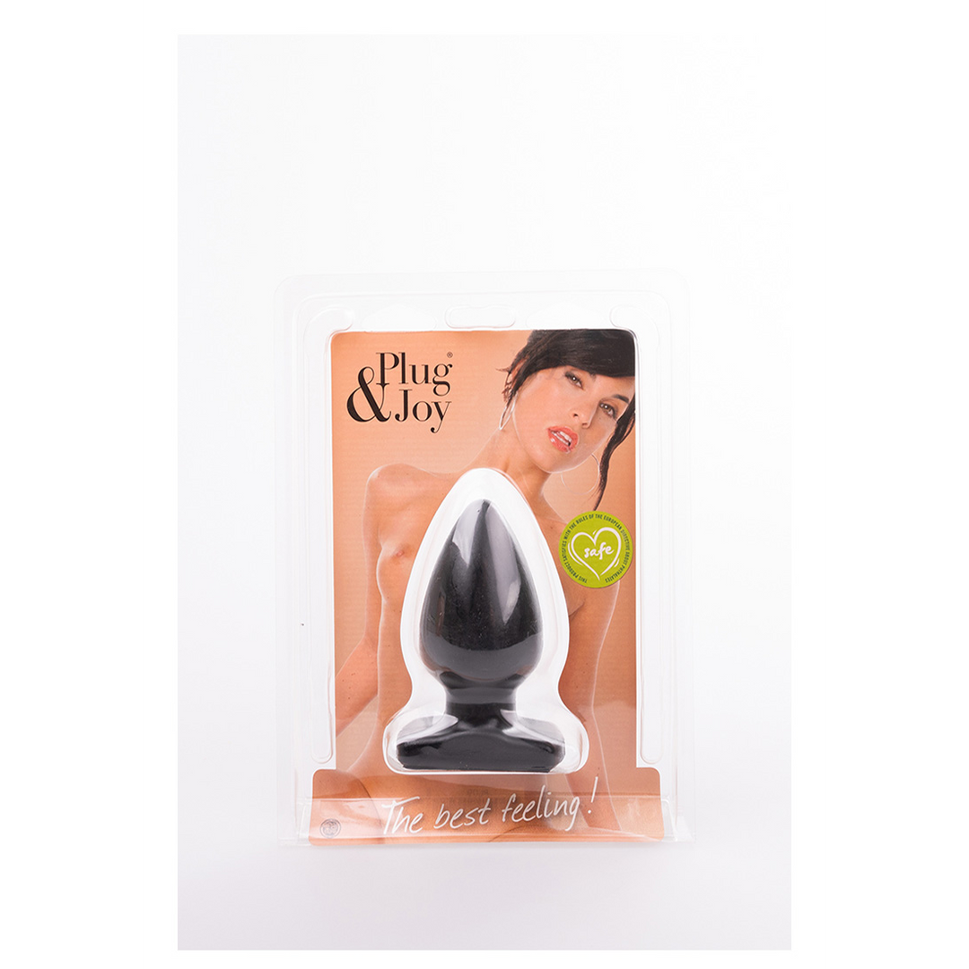 Analplug Joy M Schwarz 8,5 x Ø 5 cm