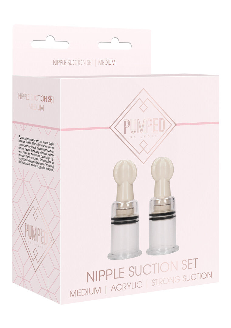Brustsauger-Set Medium Durchsichtig 3,5 x Ø 4,1 cm