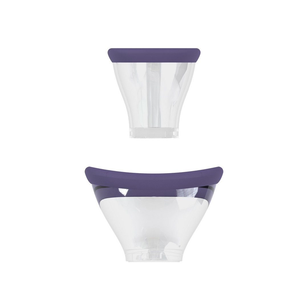 Vulva- und Brustpumpe Exquisite mit Akku Violett 6,3 cm