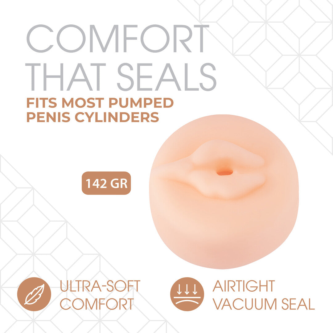 Pumpenhülse Pumped weich Natur 8,5 x 4,8 cm – Ansicht 4