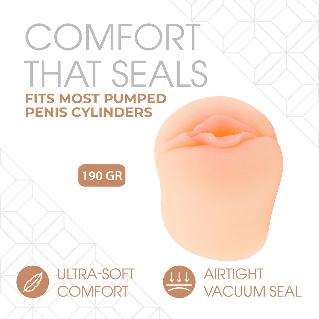 Pumpenhülse Pumped weich Natur 7,5 x 6,5 cm – Ansicht 3