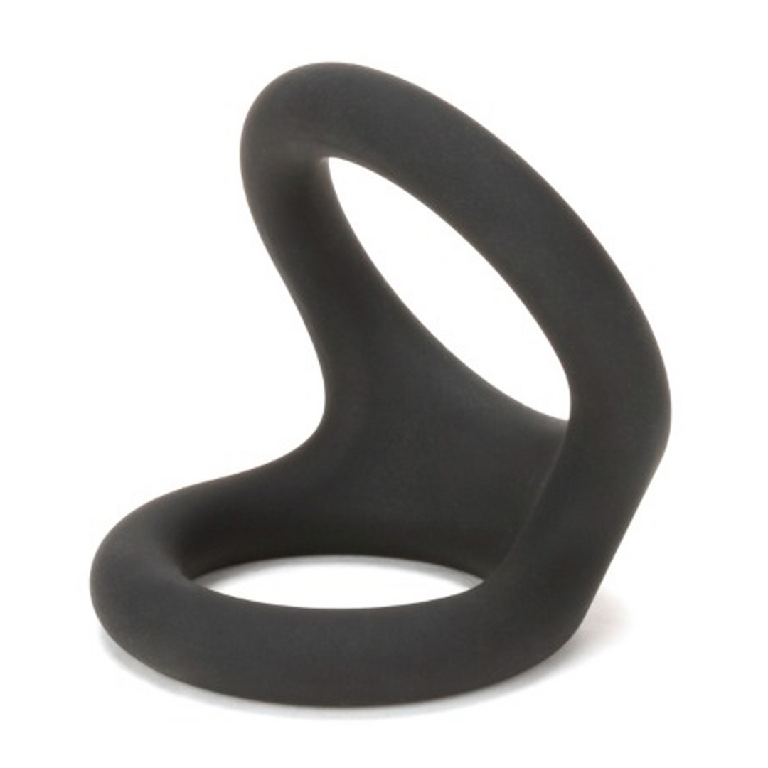 Penisring Tri-O Silikon Schwarz 15 cm