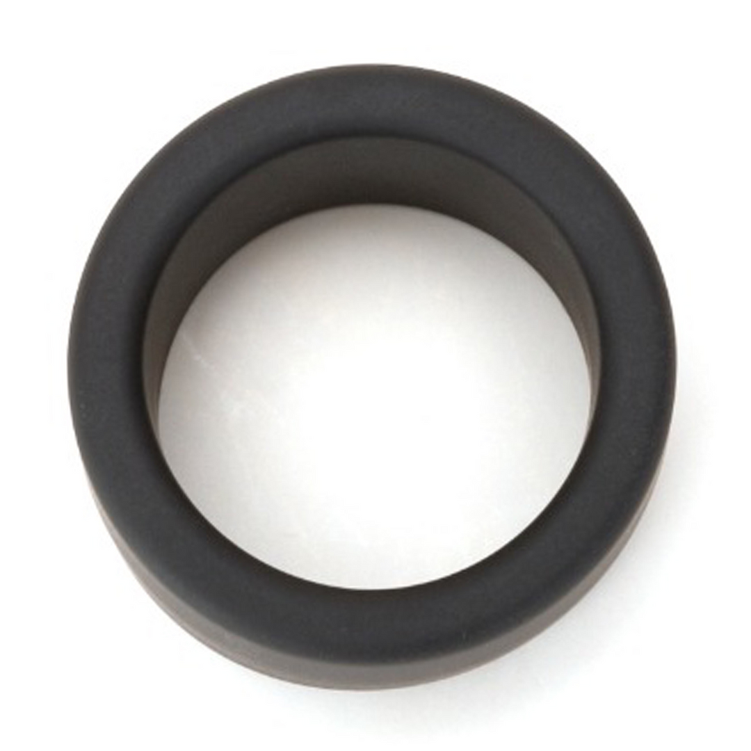 Hodenring Stretcher Silikon Schwarz Mittel