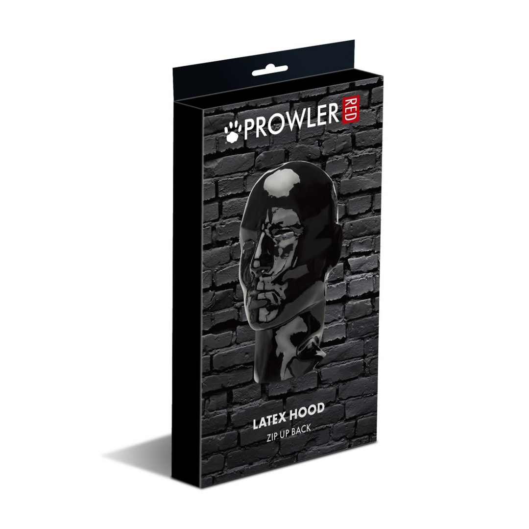 Latexhaube Schwarz 30 x Ø 58 cm