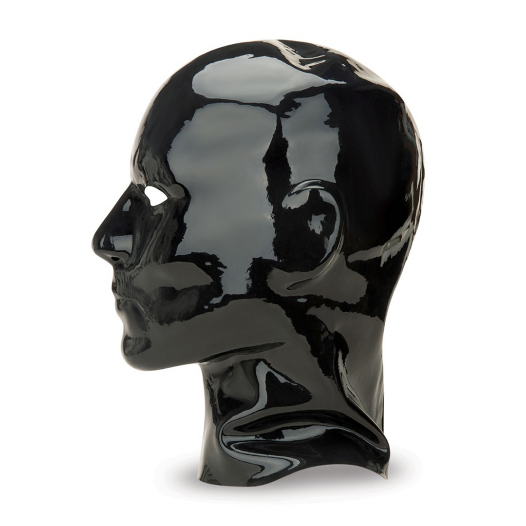 Latexhaube Schwarz 30 x Ø 58 cm