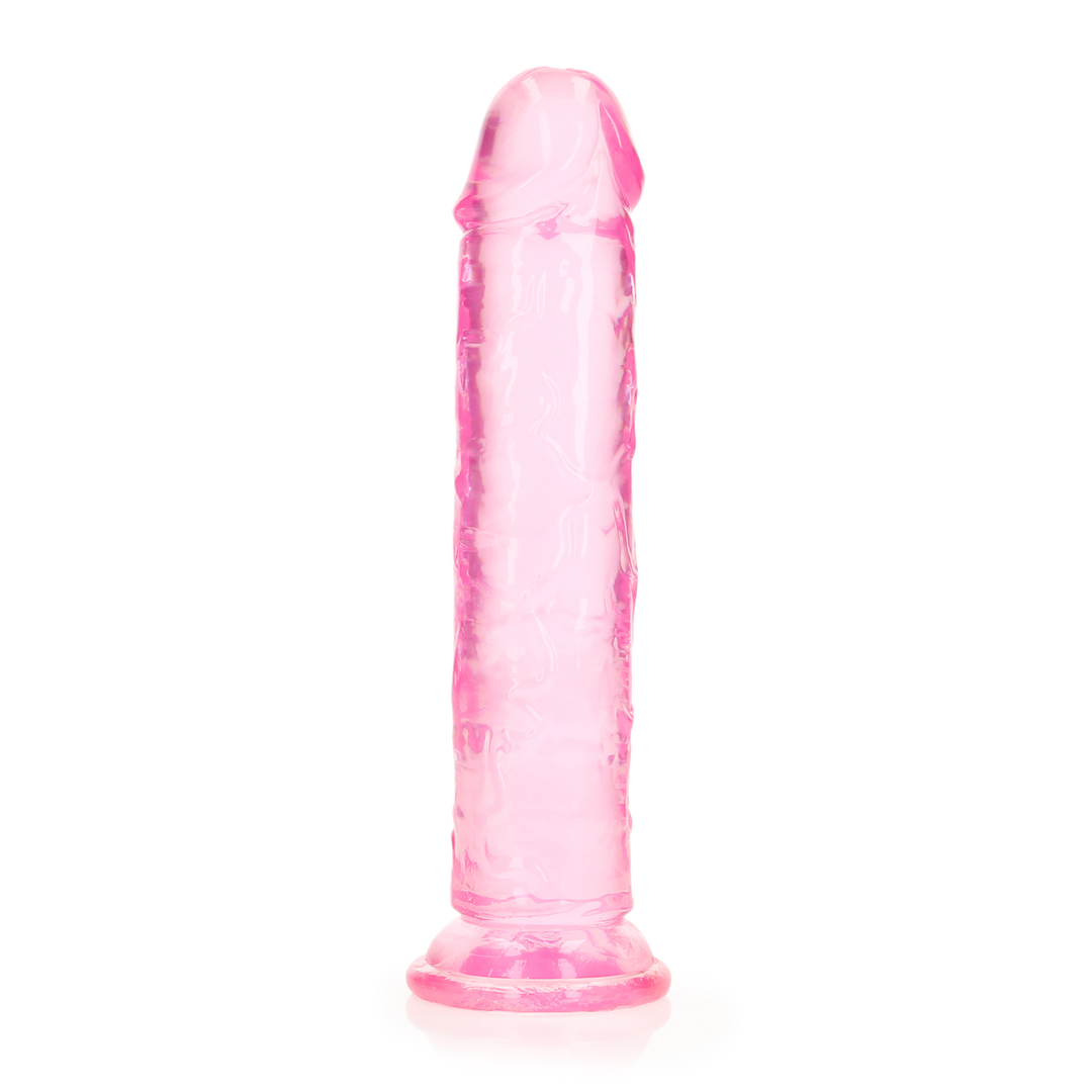 Realistischer Dildo gerade mit Saugfuß Pink 18 x Ø 3,8 cm