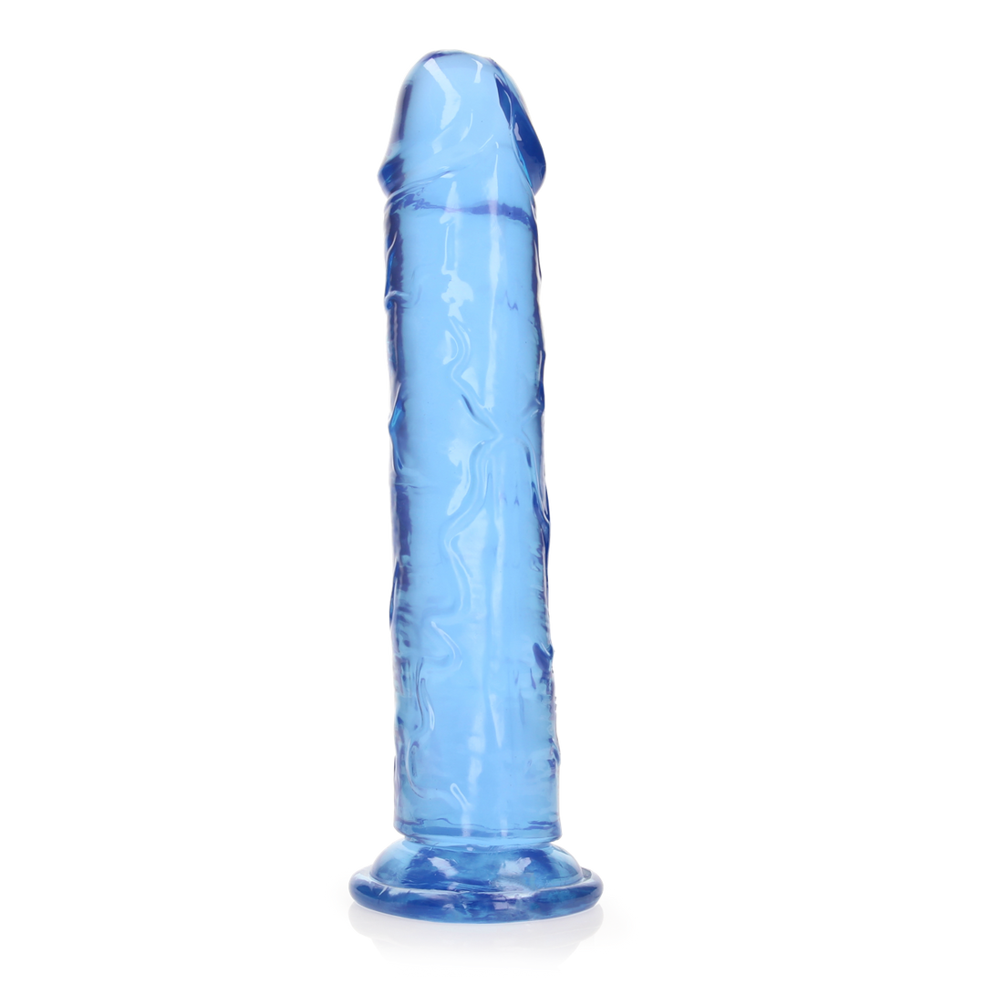 Realistischer Dildo gerade mit Saugfuß Blau 23 x Ø 4,5 cm