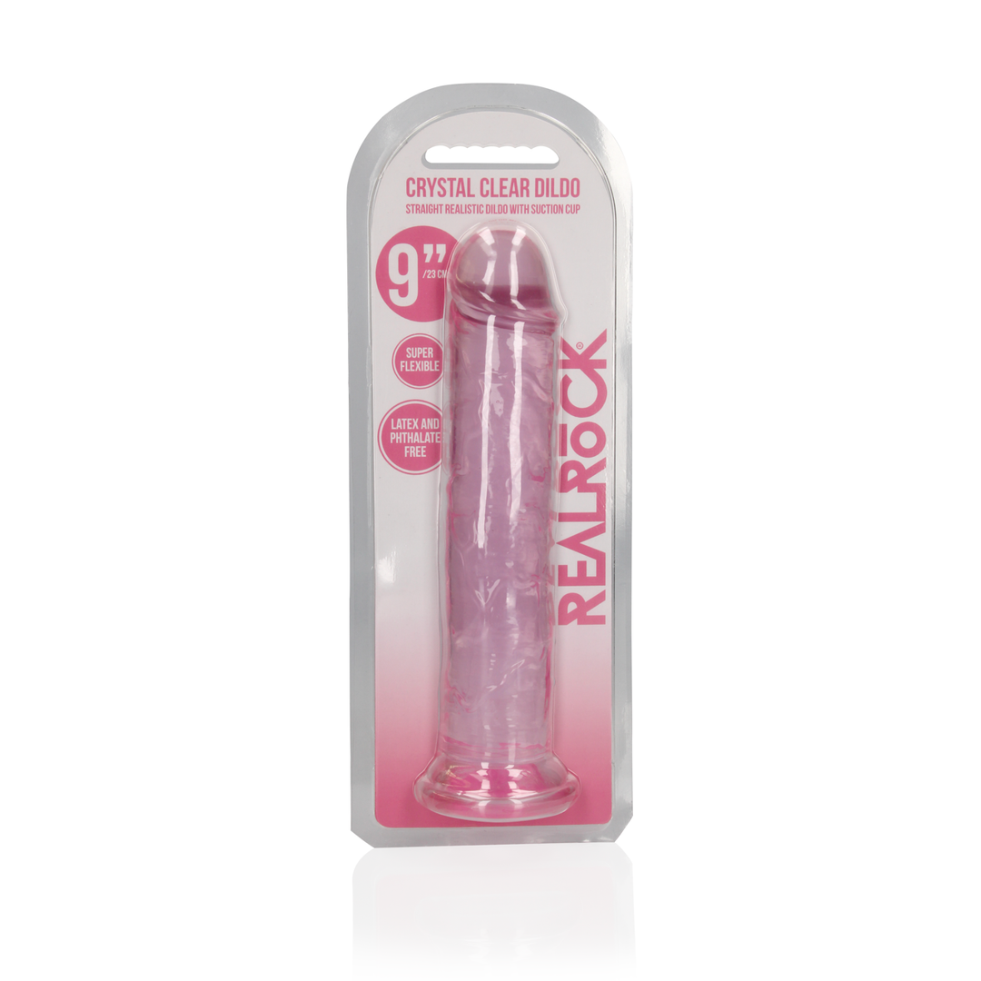 Realistischer Dildo gerade mit Saugfuß Blau 23 x Ø 4,5 cm