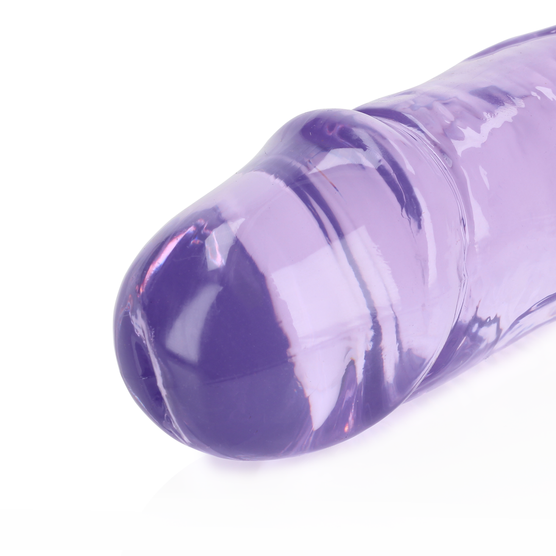 Doppeldildo realistisch Violett 34 x Ø 3,5 cm