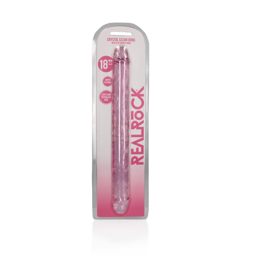 Doppeldildo realistisch Pink 45 x Ø 4,3 cm