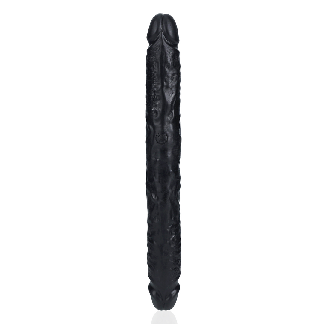 Dildo Slim doppelendig Schwarz 30,5 x Ø 3,8 cm