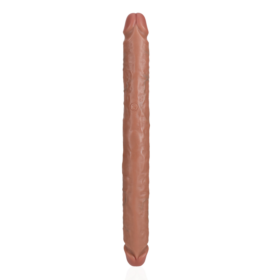 Dildo Slim doppelendig Schwarz 35,6 x Ø 3,8 cm