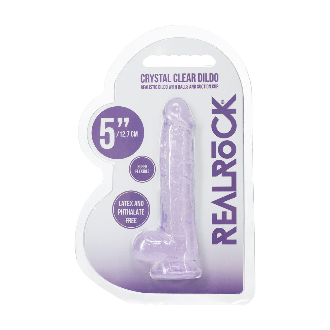 Realistischer Dildo mit Hoden Pink 12,7 x Ø 2,8 cm