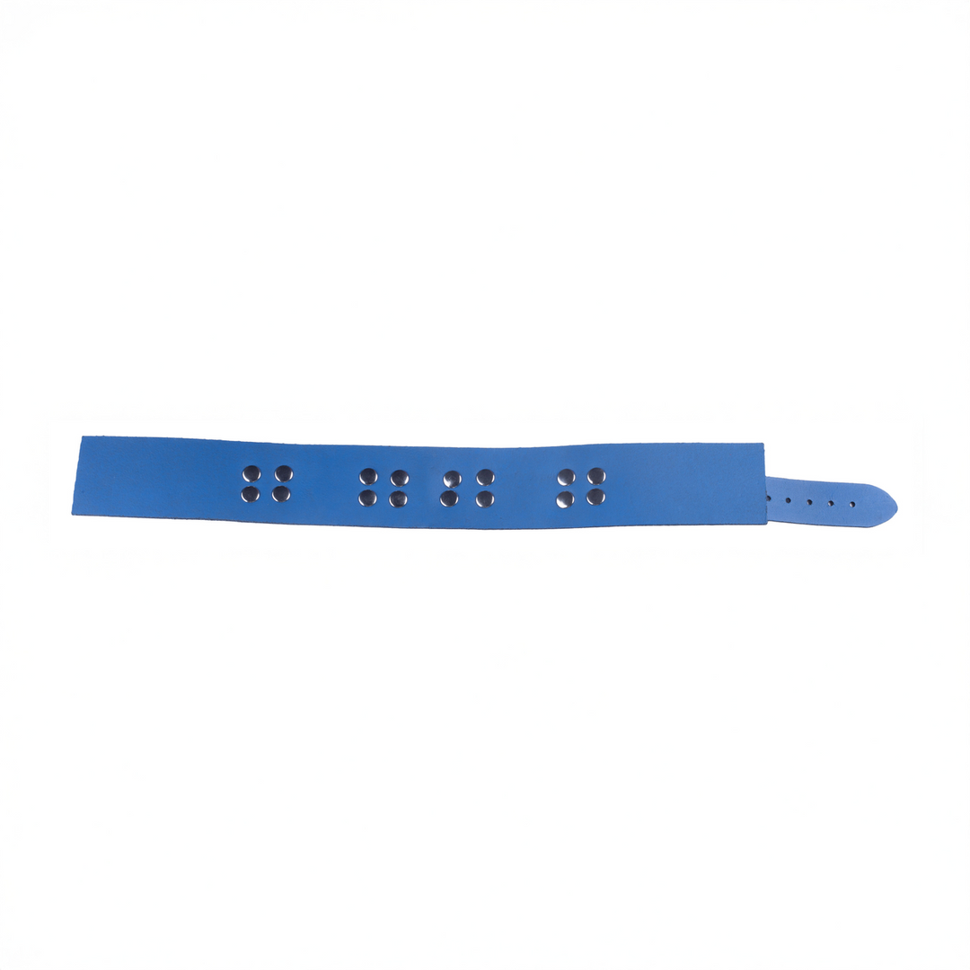 Lederhalsband Ultra Blau