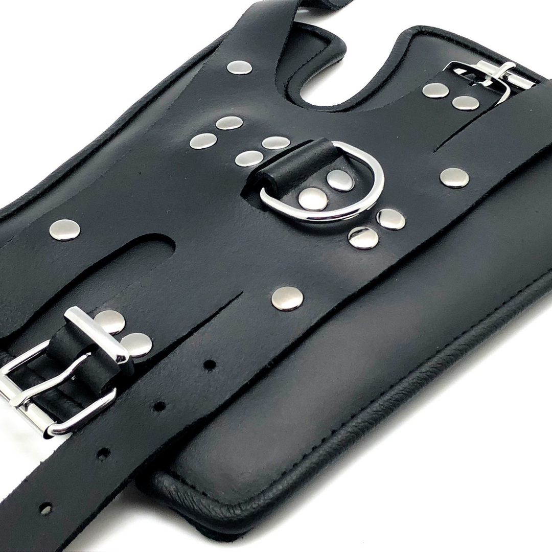 Leder-Handgelenkfesseln Deluxe für Suspension Schwarz