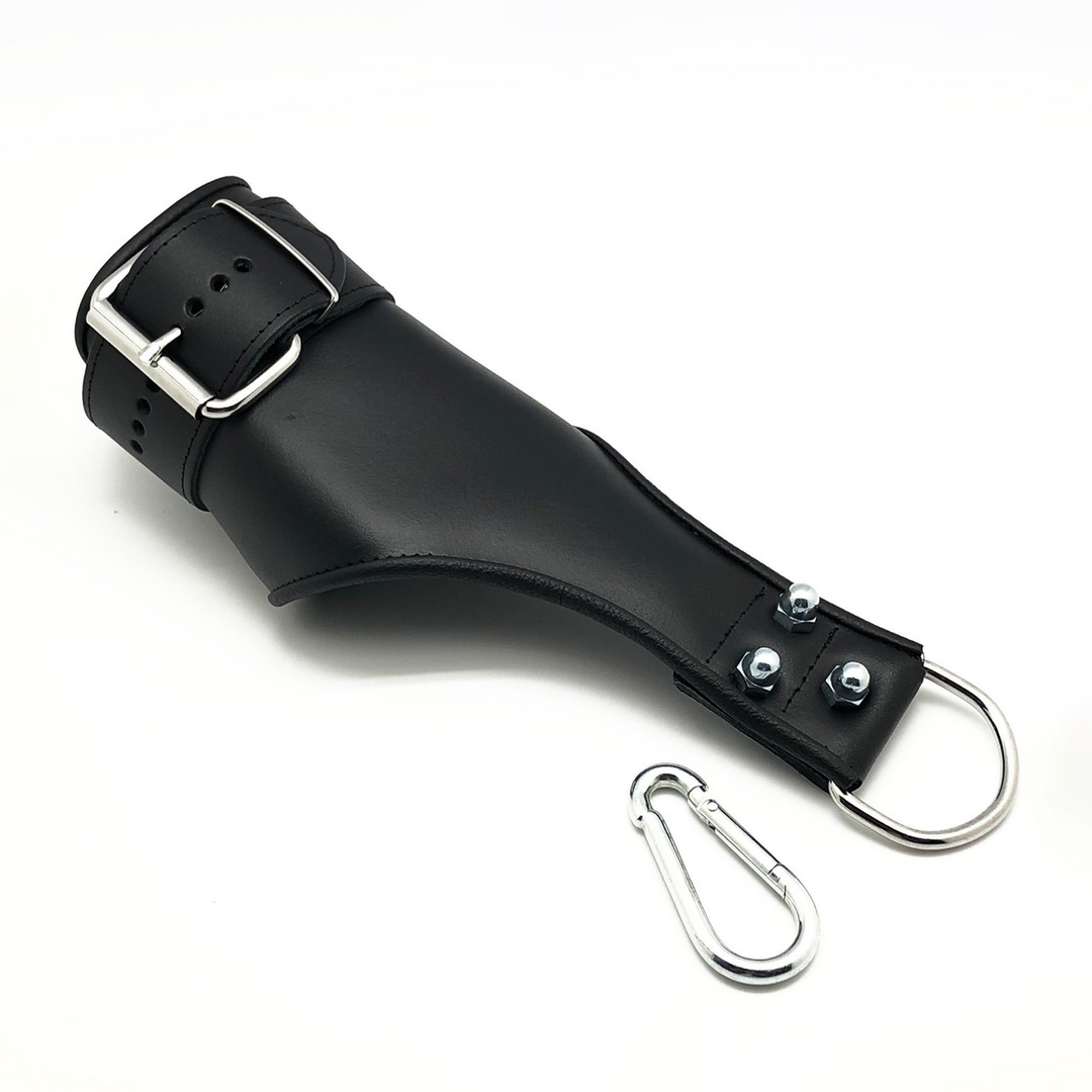Leder-Aufhängungs-Handschellen Schwarz