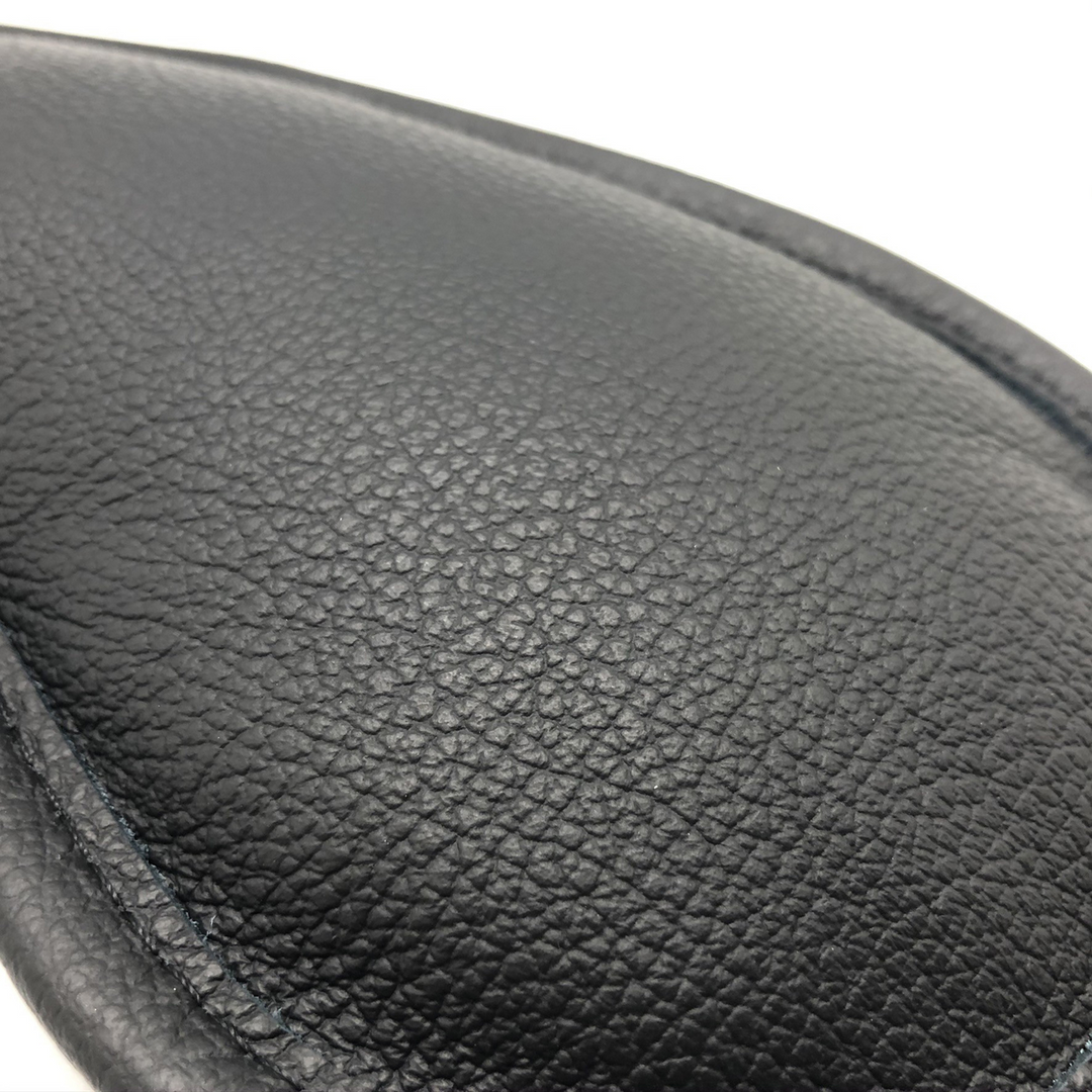 Leder-Augenmaske Blind Up gepolstert Schwarz
